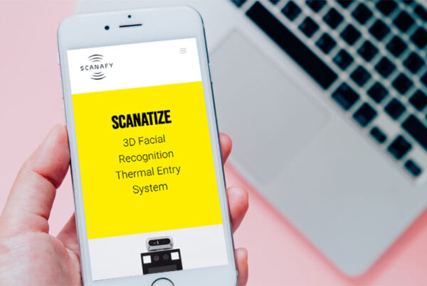 The Scanafy website displayed on a mobile