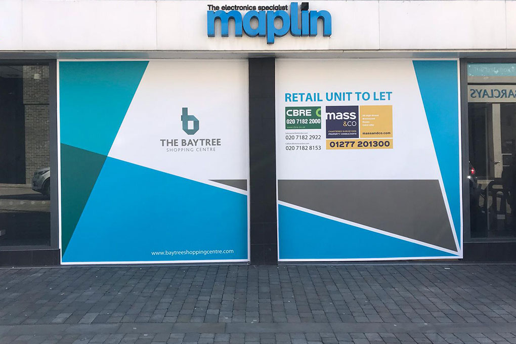 vinyl display for maplin