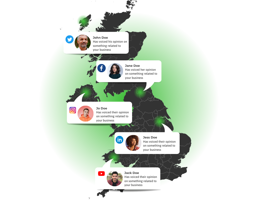 social media comments from users example
