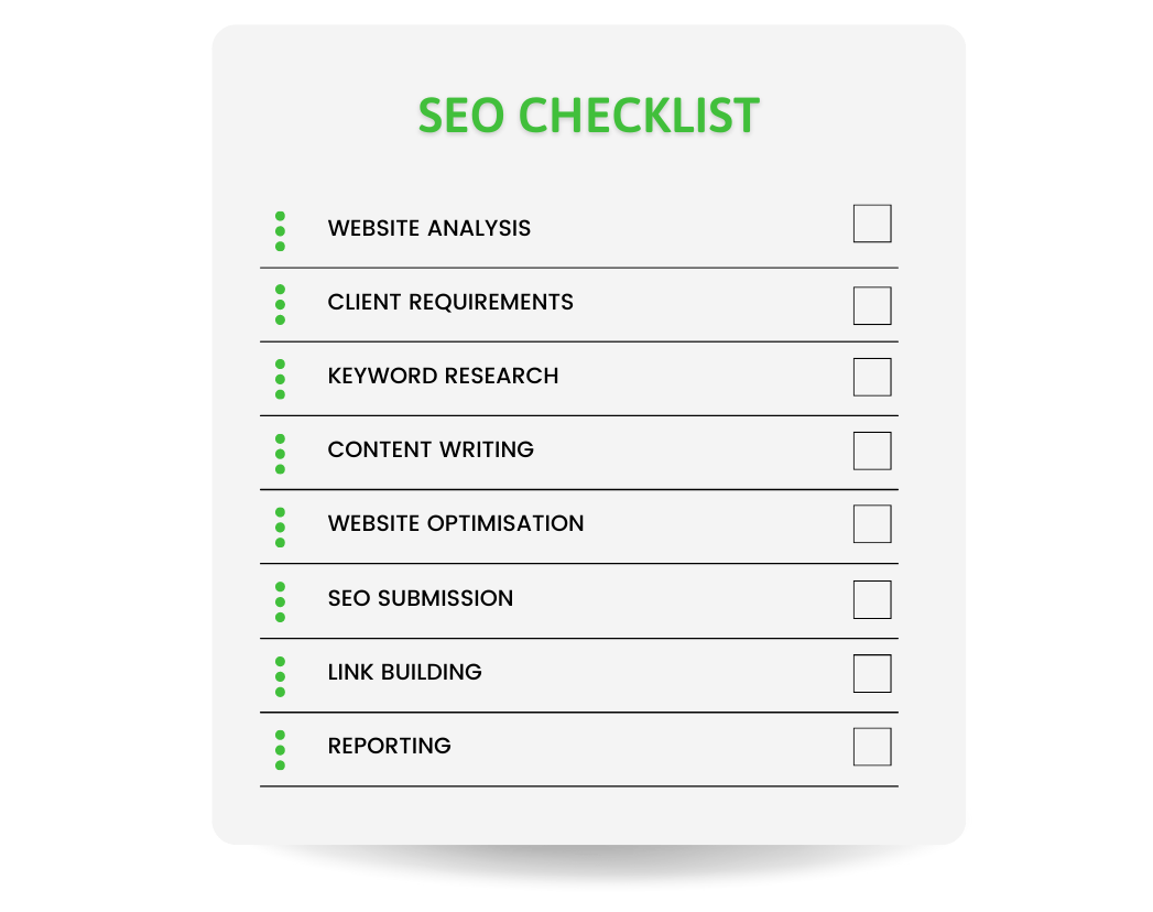 seo checklist infographic