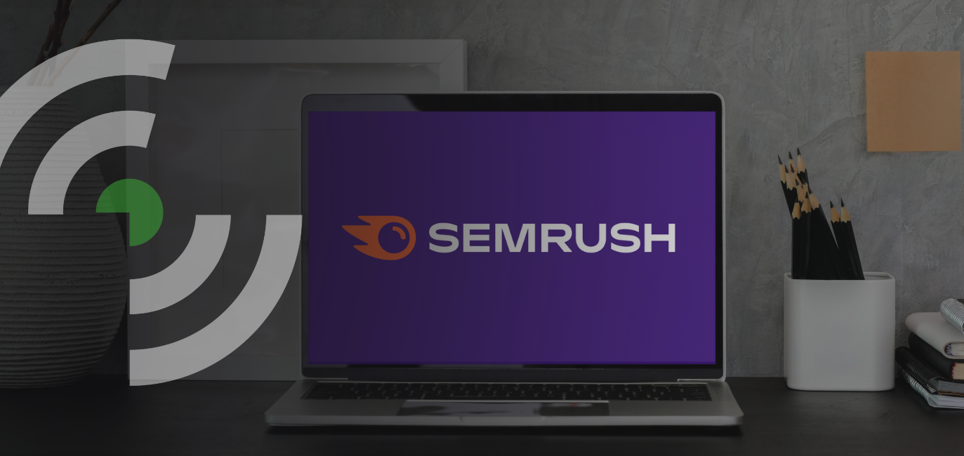 SEMRUSH on a laptop